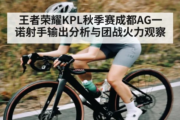 王者荣耀KPL秋季赛成都AG一诺射手输出分析与团战火力观察